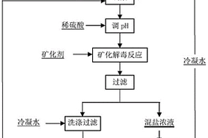 一種砷堿渣的礦化解毒處理方法