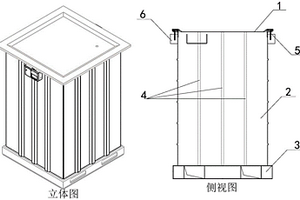 一種可重復(fù)使用的用于危險固廢貯存的容器