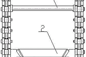 雙鏈驅(qū)動寬刮板除渣機的排渣機構(gòu)