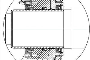 用于攪拌危廢料倉與攪拌軸之間的軸線可調(diào)的密封結(jié)構(gòu)