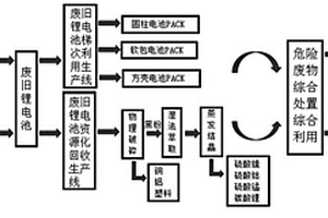 一種廢舊電池回收處置系統(tǒng)及其工藝