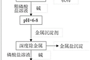 一種開(kāi)關(guān)生產(chǎn)工藝的含金屬磷酸廢液制備磷酸氫二鈉的方法