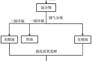 一種廢棄生物質(zhì)聯(lián)產(chǎn)生物炭和甲烷的方法