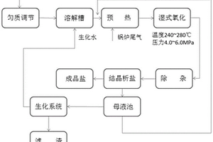 一種含有機(jī)物的廢鹽資源化處理方法