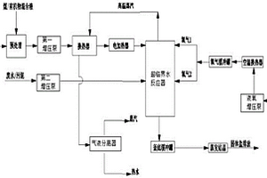 一種以煤、有機(jī)物為原料的廢水、污泥處理系統(tǒng)