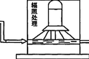 一種利用輻照降解廢水中藥物殘留強(qiáng)的松的方法