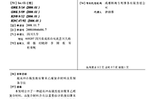 超高沖擊強度廢舊聚苯乙烯復合材料及其制備方法