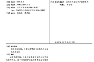 城市生活垃圾、工業(yè)垃圾焚燒飛灰的永久無(wú)害化處理方法