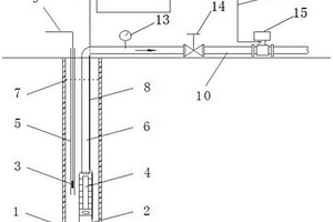一種在地浸采鈾鉆孔中檢測(cè)潛水電泵性能的裝置