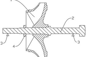 一種葉輪動(dòng)平衡工具軸