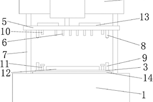 一種具有散熱定位限行程功能的PCB板性能檢測治具