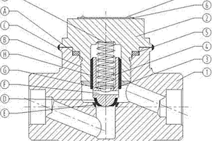 一種核二級(jí)升降式止回閥