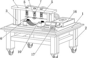 一種有色金屬材料制備用彎曲機(jī)械性能檢測分析裝置