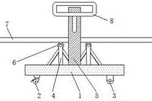 一種鋁帶抗下垂性能測試用支架