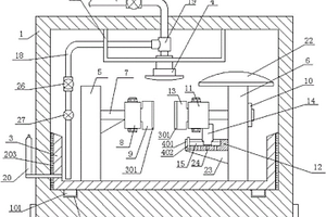 一種用于燈具防水性能檢測的噴水試驗裝置