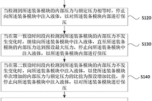 一種水下采油樹的裝備模塊爆破性能檢測方法及裝置