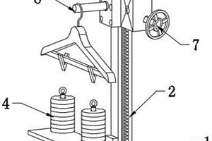 一種鋁合金衣架性能檢測裝置