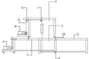 一種建筑用輕鋼龍骨及配件力學(xué)性能檢測(cè)用試驗(yàn)臺(tái)