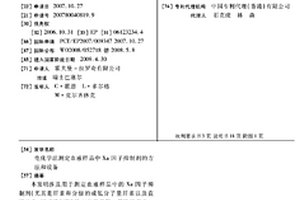 電化學法測定血液樣品中XA因子抑制劑的方法和設備