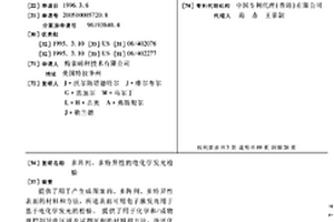 多陣列、多特異性的電化學(xué)發(fā)光檢驗(yàn)