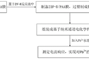 基于納米通道電化學(xué)傳感器的鉛離子檢測方法