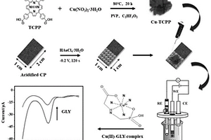 基于銅卟啉金屬有機骨架修飾碳紙電極檢測草甘膦的電化學傳感器