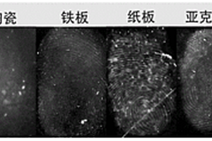 潛指紋檢測用熒光染料探針及其制備方法和應用