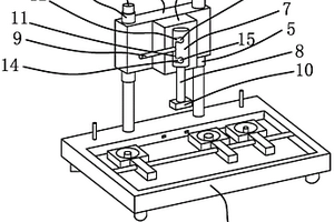 磁芯測試裝置的調(diào)節(jié)壓緊機構(gòu)