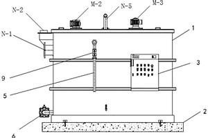 用于污泥深度脫水工藝泥漿化學(xué)調(diào)理的在線連續(xù)調(diào)理反應(yīng)裝置