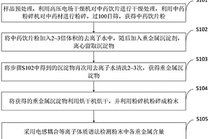 中藥飲片中重金屬生化檢測方法