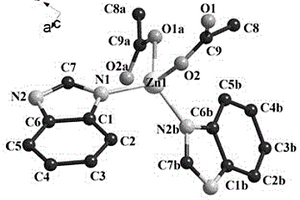 熒光材料[Zn(bm)(AcO)]n及原位合成方法