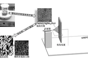 靜電紡絲制備銀/氧化銅復(fù)合蜂窩狀納米顆粒修飾碳糊電極的方法及應(yīng)用