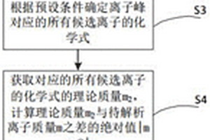 有機物的質(zhì)譜離子峰的解析方法、系統(tǒng)、裝置及介質(zhì)