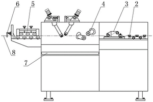 鋼簾線生產(chǎn)用鋼絲電動除磷機(jī)械剝殼機(jī)