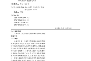 具有二氧化鈦涂層的不銹鋼電解電極的制造方法