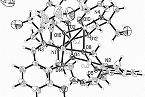 磁性材料水楊醛衍生物席夫堿銅配合物[Cu4(emdo)4]·H2O及合成方法