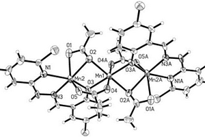 磁性材料5?氯水楊醛縮?2?氯?6?肼基吡啶席夫堿錳配合物及合成方法
