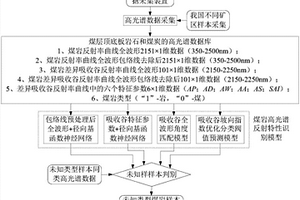 基于煤巖高光譜反射特性的煤巖界面識別方法