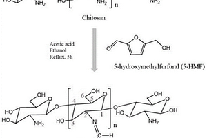 基于5-羥甲基糠醛修飾殼聚糖的碳鋼酸洗緩蝕劑