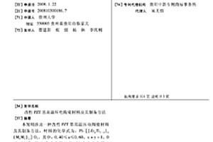 改性PZT基高溫壓電陶瓷材料及其制備方法