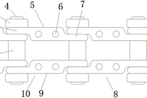 履帶式挖掘機(jī)軌鏈結(jié)構(gòu)及其加工方法