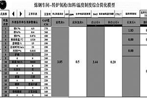 轉(zhuǎn)爐氧槍/加料/溫度制度綜合簡化模型系統(tǒng)及操作方法