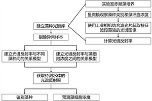 基于光譜成像的赤潮藻種鑒別和濃度檢測方法