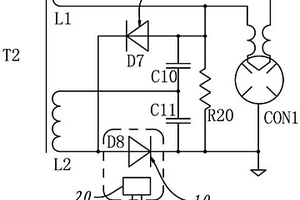 磁控管驅(qū)動電源輸出整流二極管保護(hù)電路