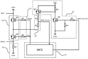 應(yīng)用在BMS中充放電MOS管失效的診斷電路