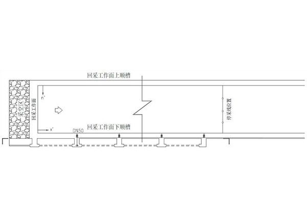 仰采工作面泄水結構及其施工方法