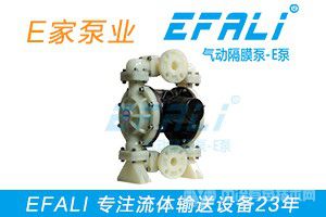 EFALI EP25 鋰電池漿料生產(chǎn)中正負極材料輸送氣動隔膜泵