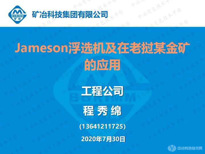 Jameson浮選機及在老撾某金礦的應用