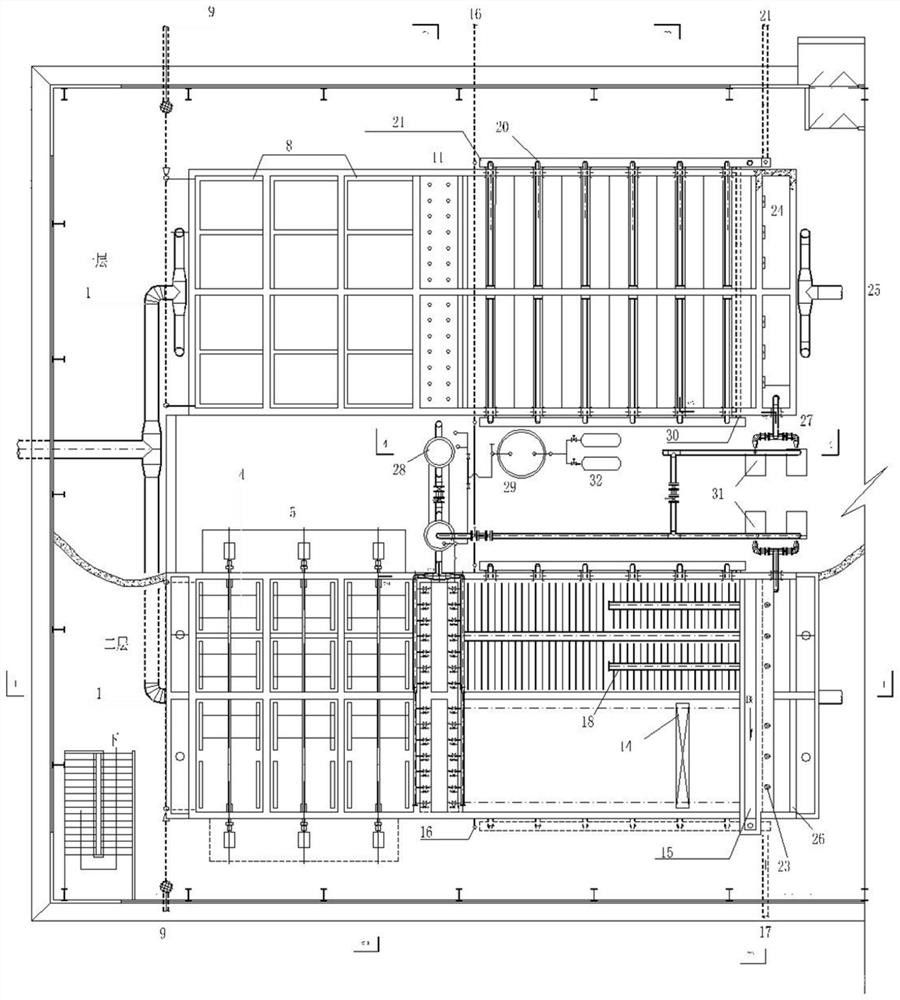 離子型礦山廢水處理裝置及其運行方法