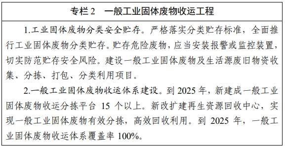 一般工業(yè)固廢收運(yùn)工程